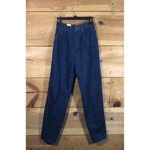 Vintage Lee Jr. Gathered Rider Striped Jeans Wome… - image 1